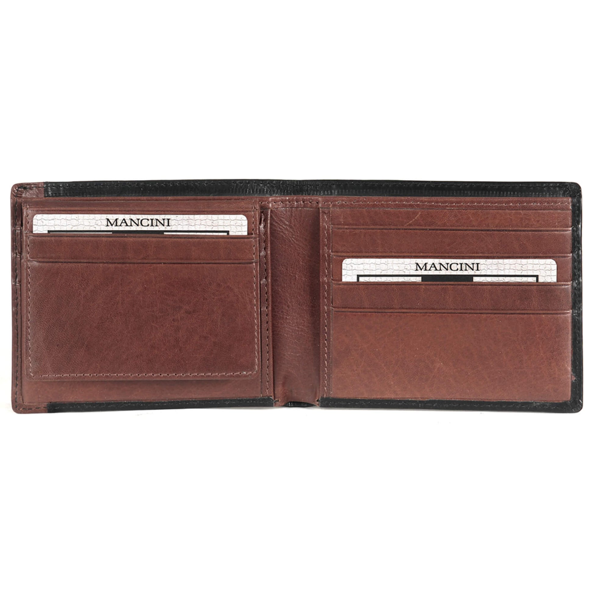 Mancini Wallets Mancini CASABLANCA Collection Men’s Billfold with Removable Passcase (RFID Secure)