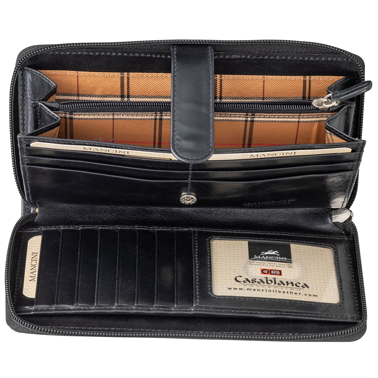 Mancini Wallets Mancini CASABLANCA Ladies' ''Clutch'' Wallet