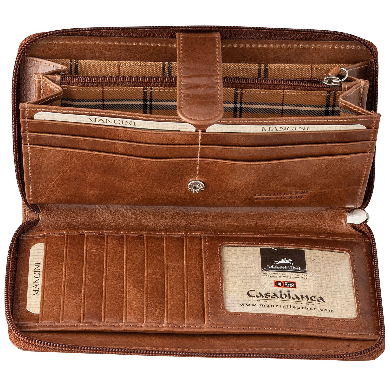 Mancini Wallets Mancini CASABLANCA Ladies' ''Clutch'' Wallet