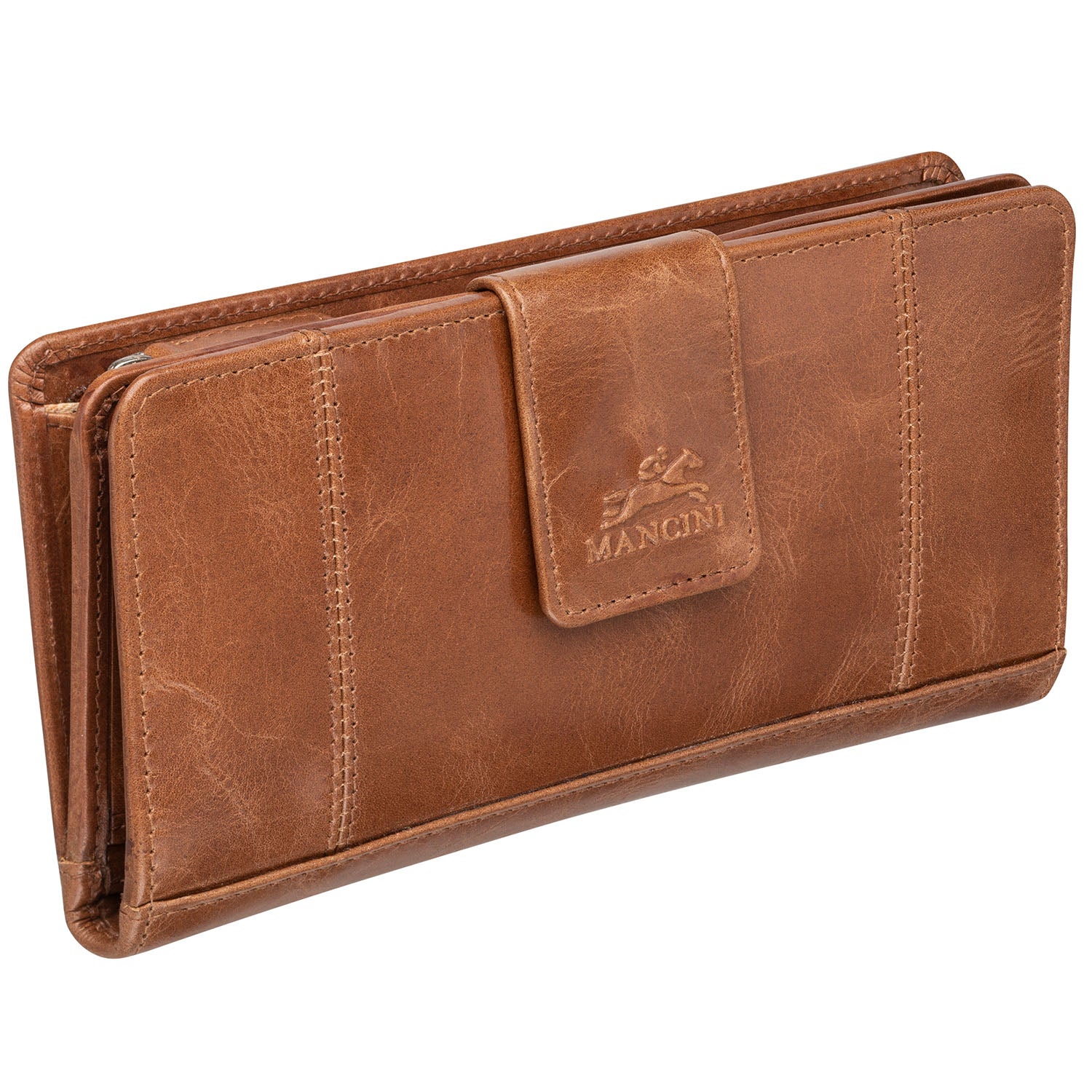 Mancini Wallets Mancini CASABLANCA Ladies' RFID Secure Clutch Wallet