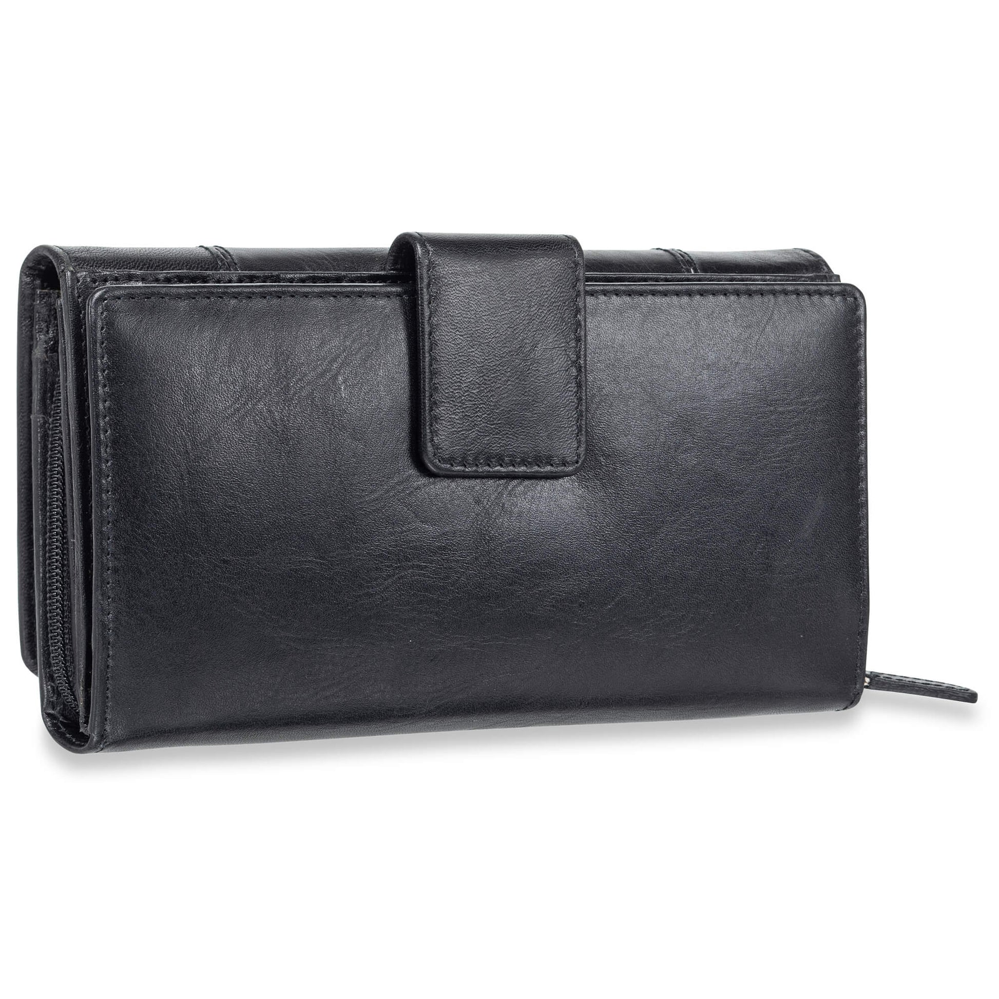 Mancini Wallets Mancini CASABLANCA Ladies' RFID Secure Medium Clutch Wallet