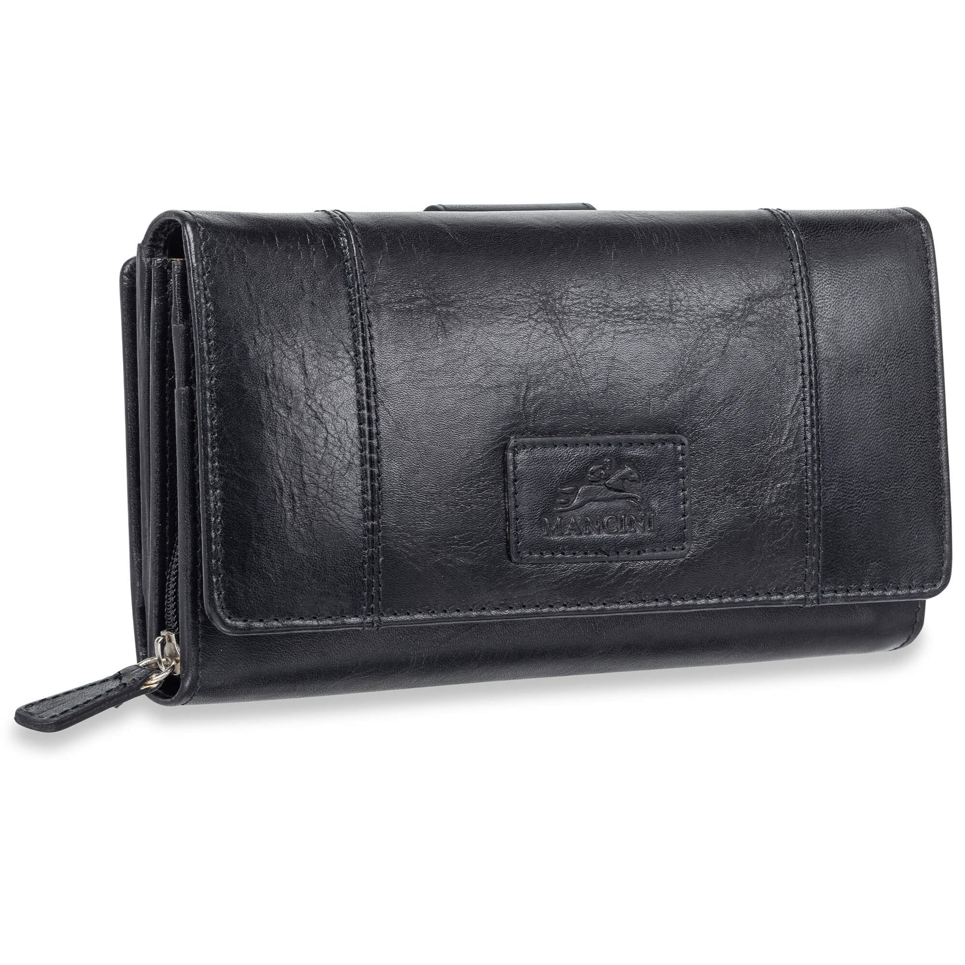 Mancini Wallets Mancini CASABLANCA Ladies' RFID Secure Medium Clutch Wallet