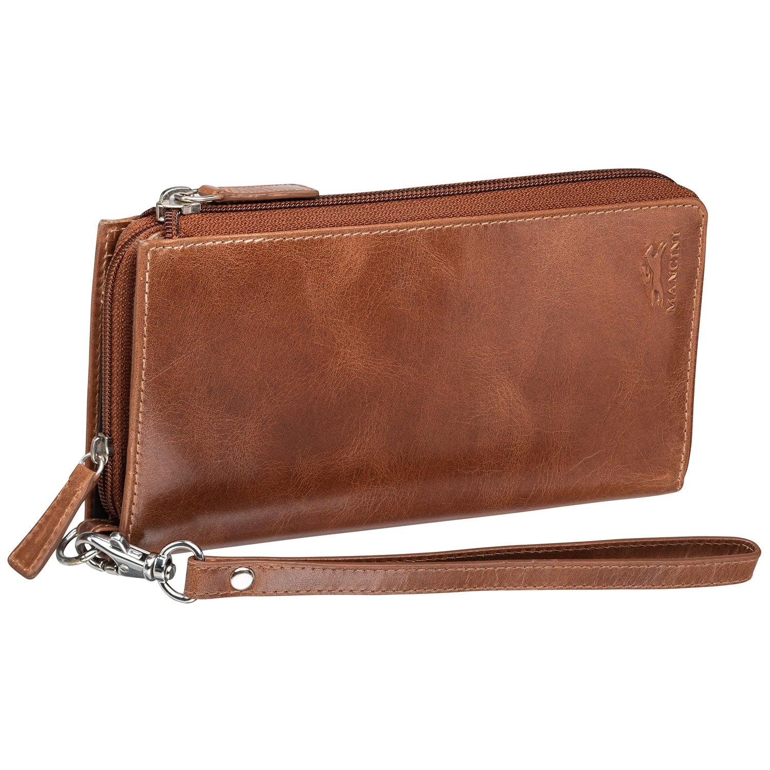 Mancini Wallets Mancini CASABLANCA Ladies` RFID Secure Trifold Wallet