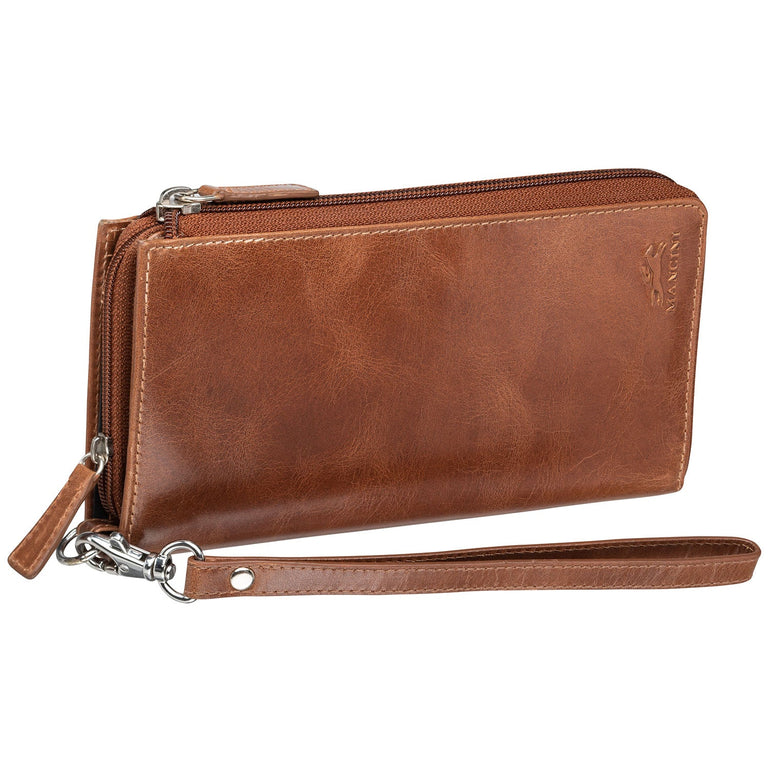 Mancini Wallets Mancini CASABLANCA Ladies` RFID Secure Trifold Wallet