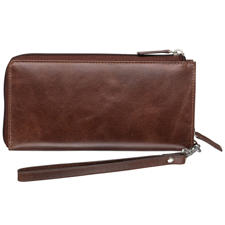 Mancini Wallets Mancini CASABLANCA Ladies` RFID Secure Trifold Wallet