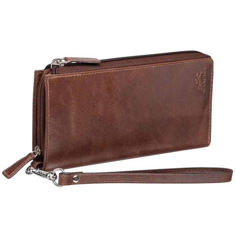 Mancini Wallets Mancini CASABLANCA Ladies` RFID Secure Trifold Wallet