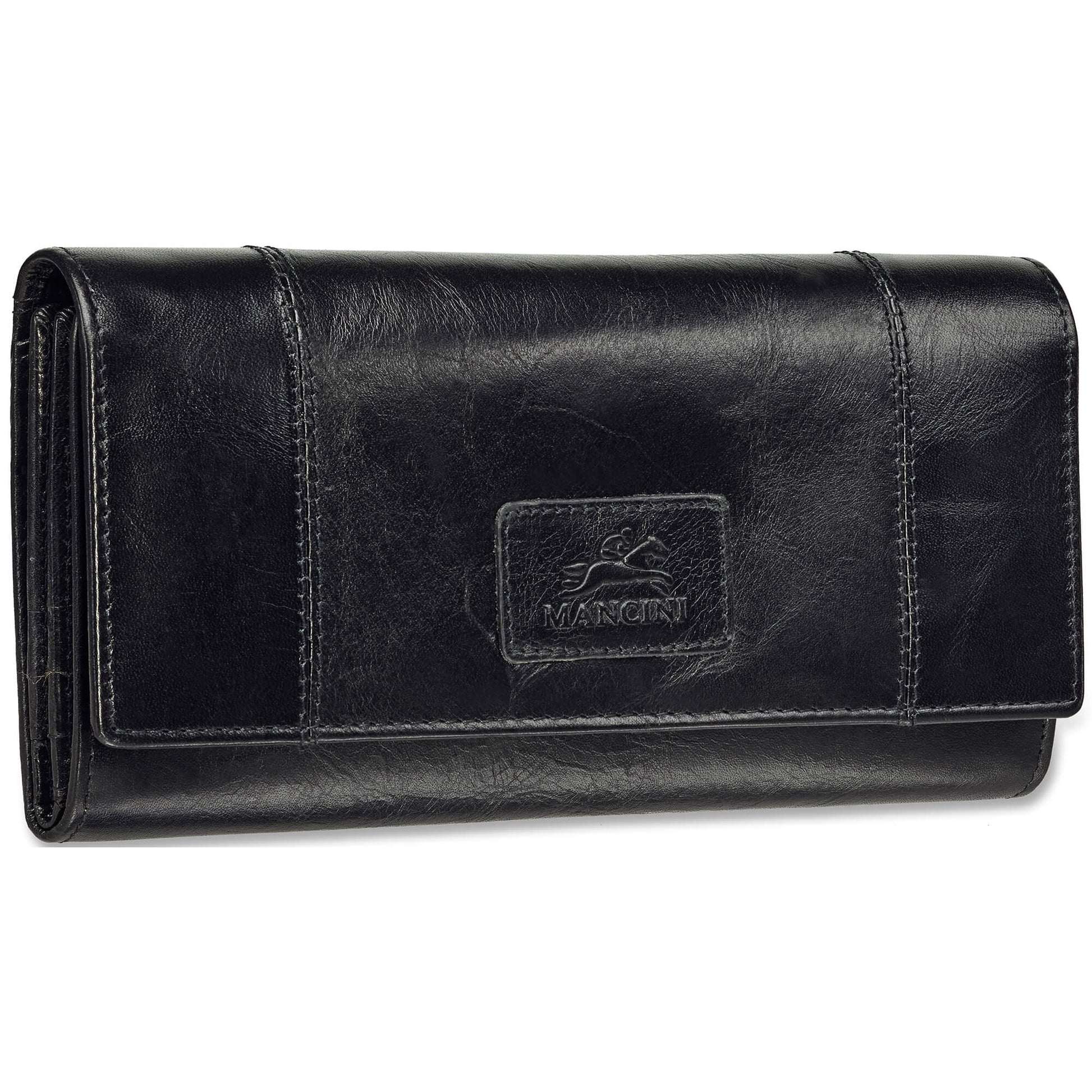 Mancini Wallets Mancini CASABLANCA Ladies’ RFID Secure Trifold Wallet