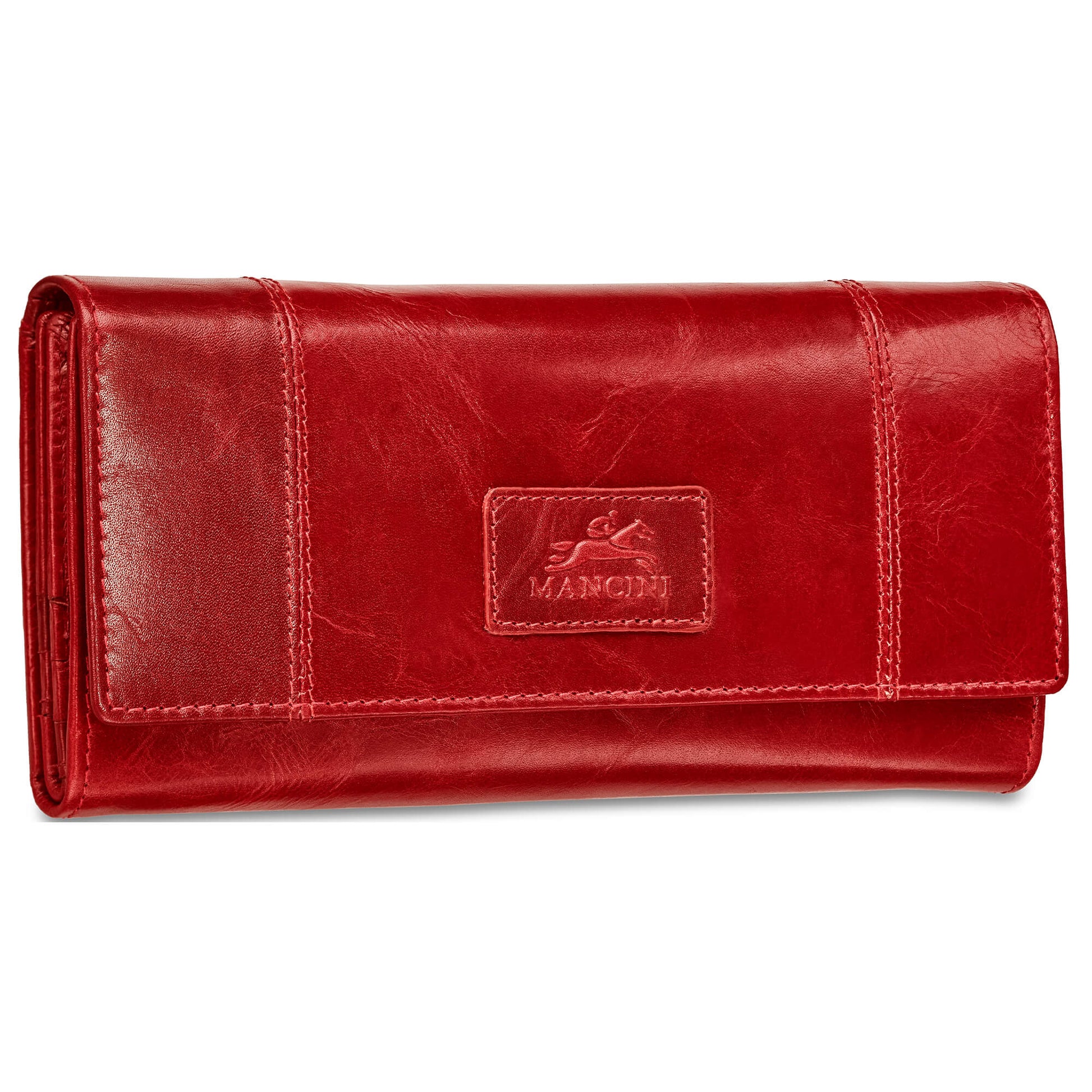 Mancini Wallets Mancini CASABLANCA Ladies’ RFID Secure Trifold Wallet