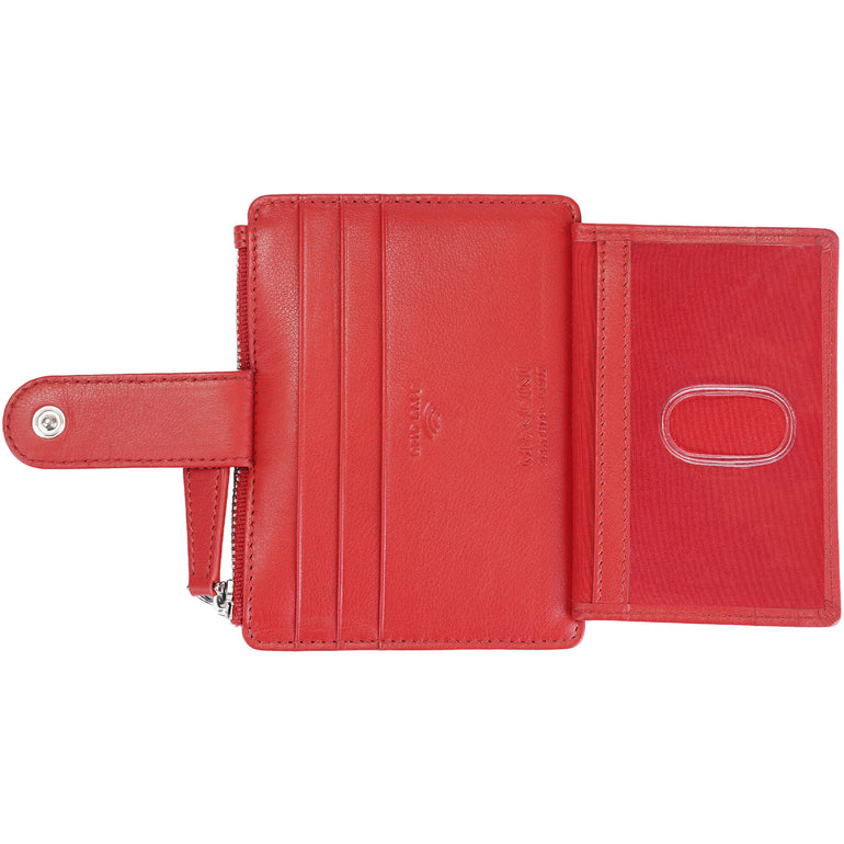 Mancini Wallets Mancini Croco2 Women’s Card Case with Enhanced RFID Protection