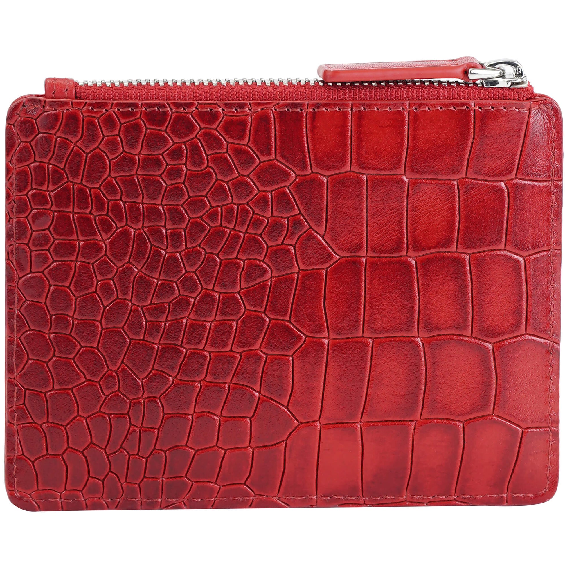 Mancini Wallets Mancini Croco2 Women’s Card Case with Enhanced RFID Protection