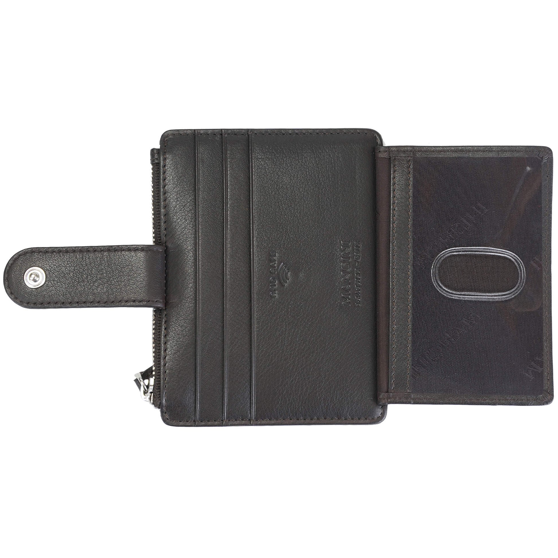 Mancini Wallets Mancini Croco2 Women’s Card Case with Enhanced RFID Protection