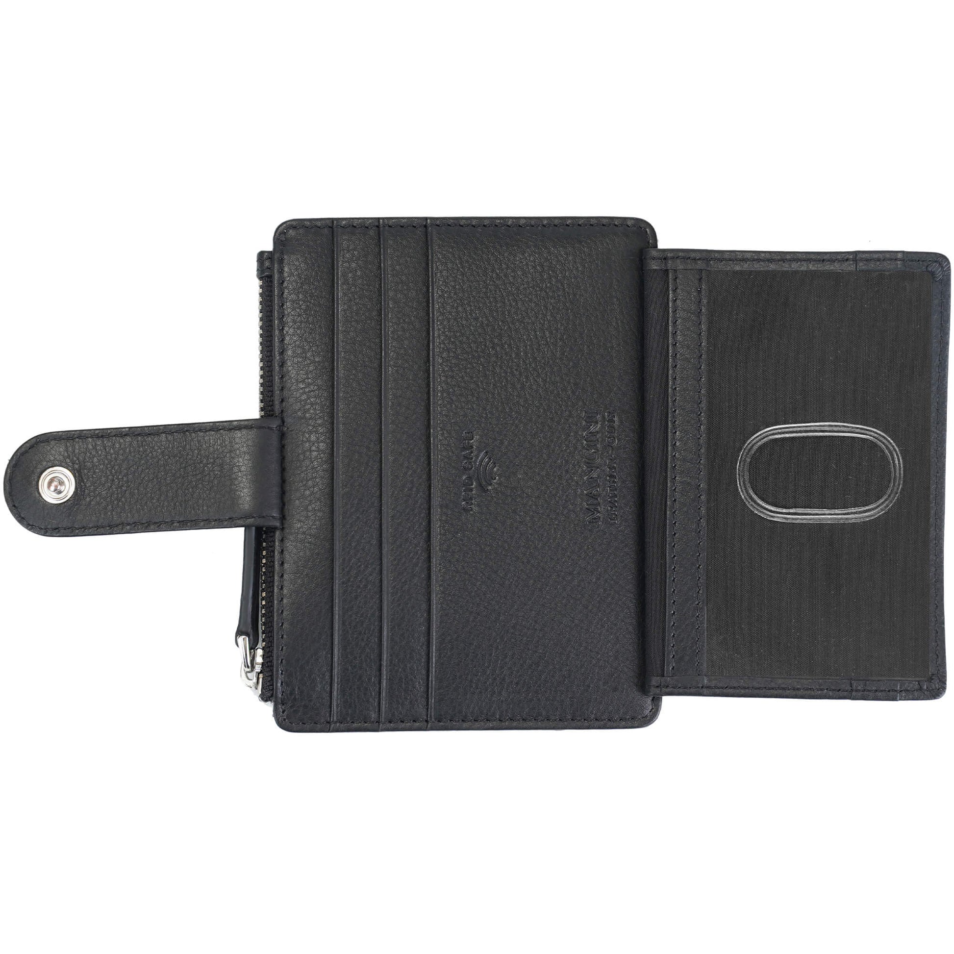 Mancini Wallets Mancini Croco2 Women’s Card Case with Enhanced RFID Protection