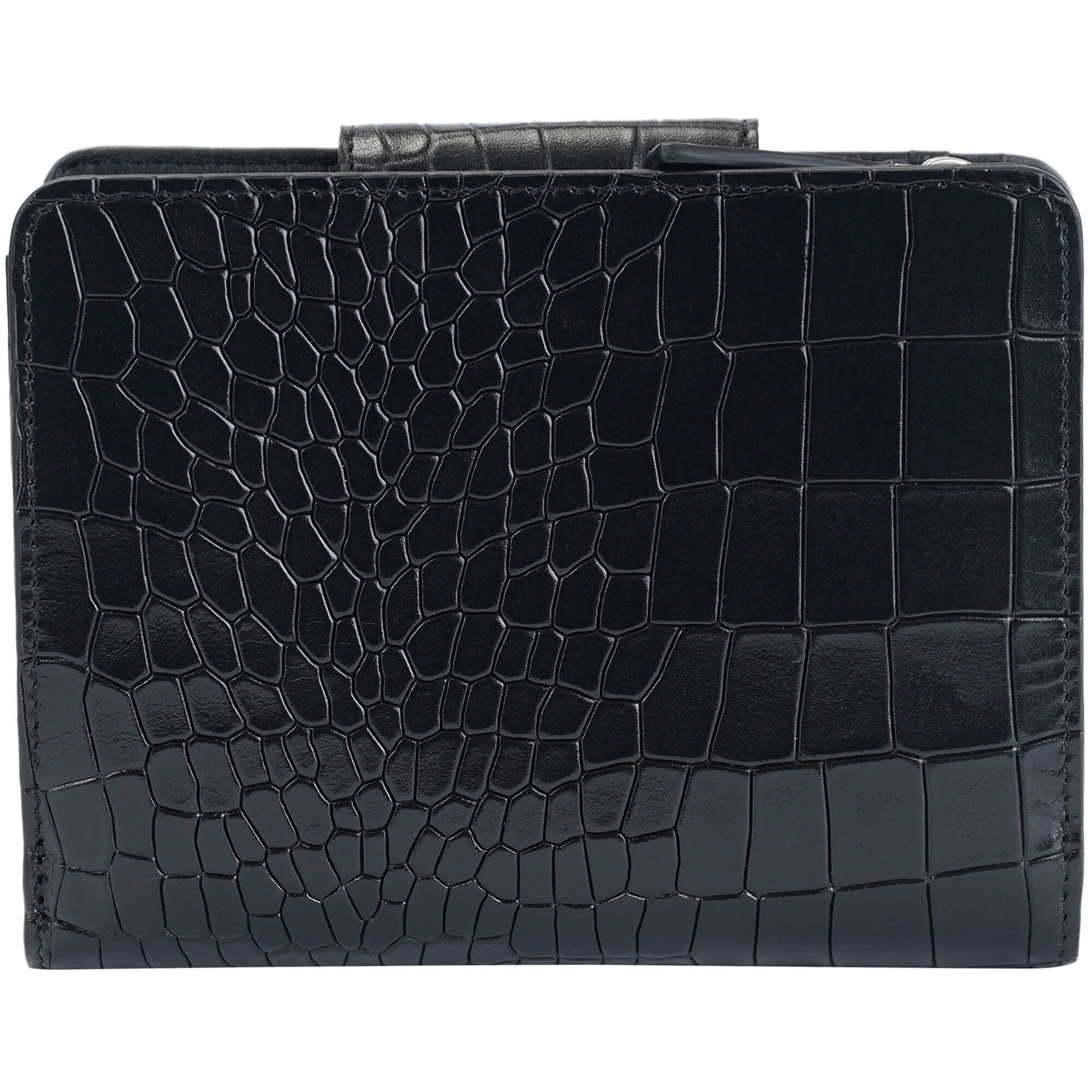 Mancini Wallets Mancini Croco2 Women’s Medium Clutch Wallet with Enhanced RFID Protection
