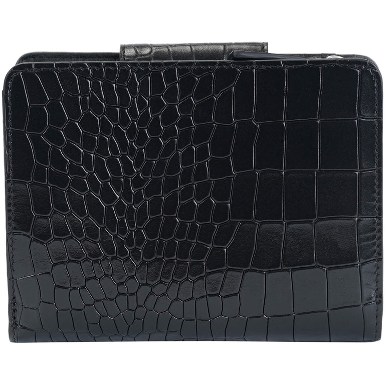 Mancini Wallets Mancini Croco2 Women’s Medium Clutch Wallet with Enhanced RFID Protection