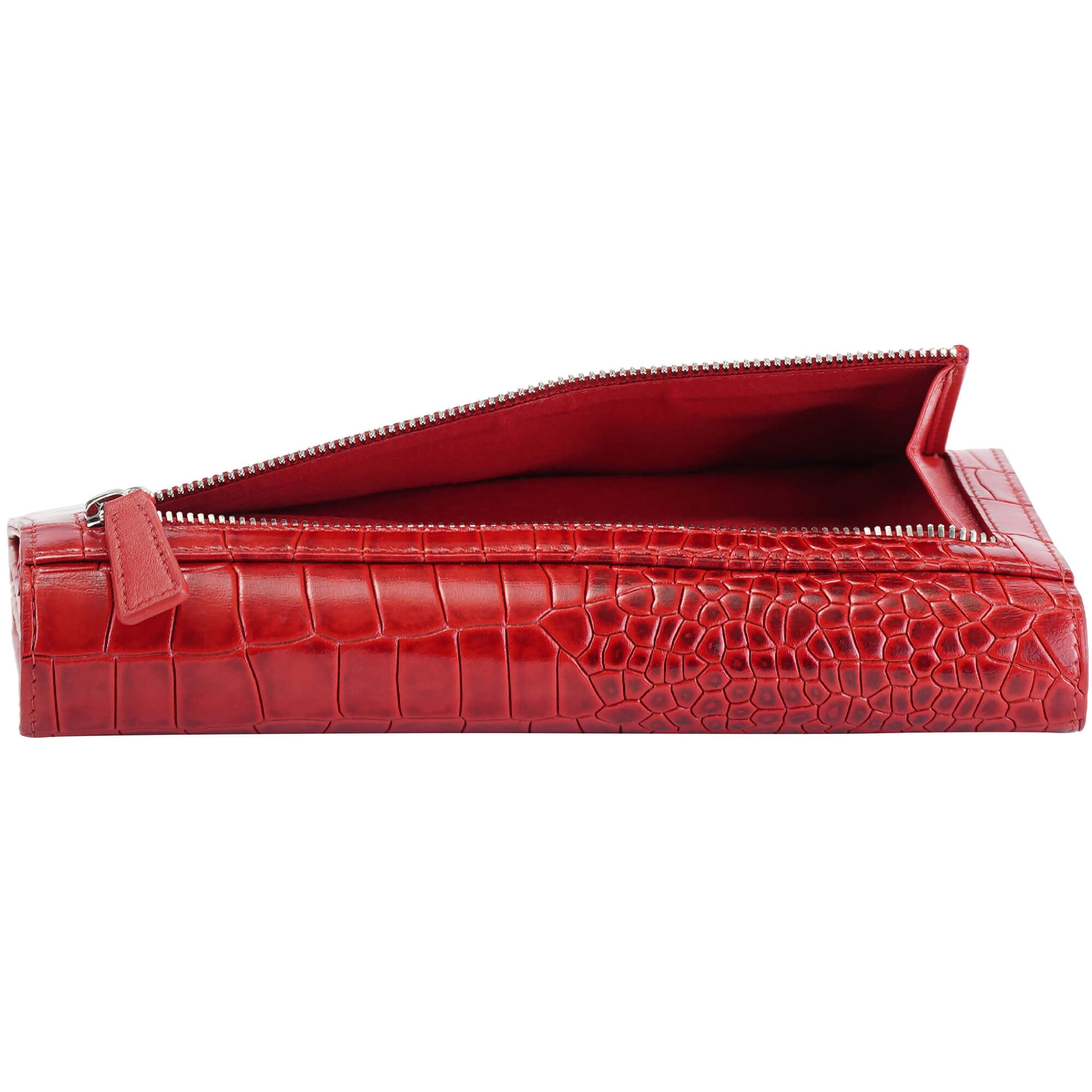 Mancini Wallets Mancini Croco2 Women’s Quad Fold Wallet with Enhanced RFID Security