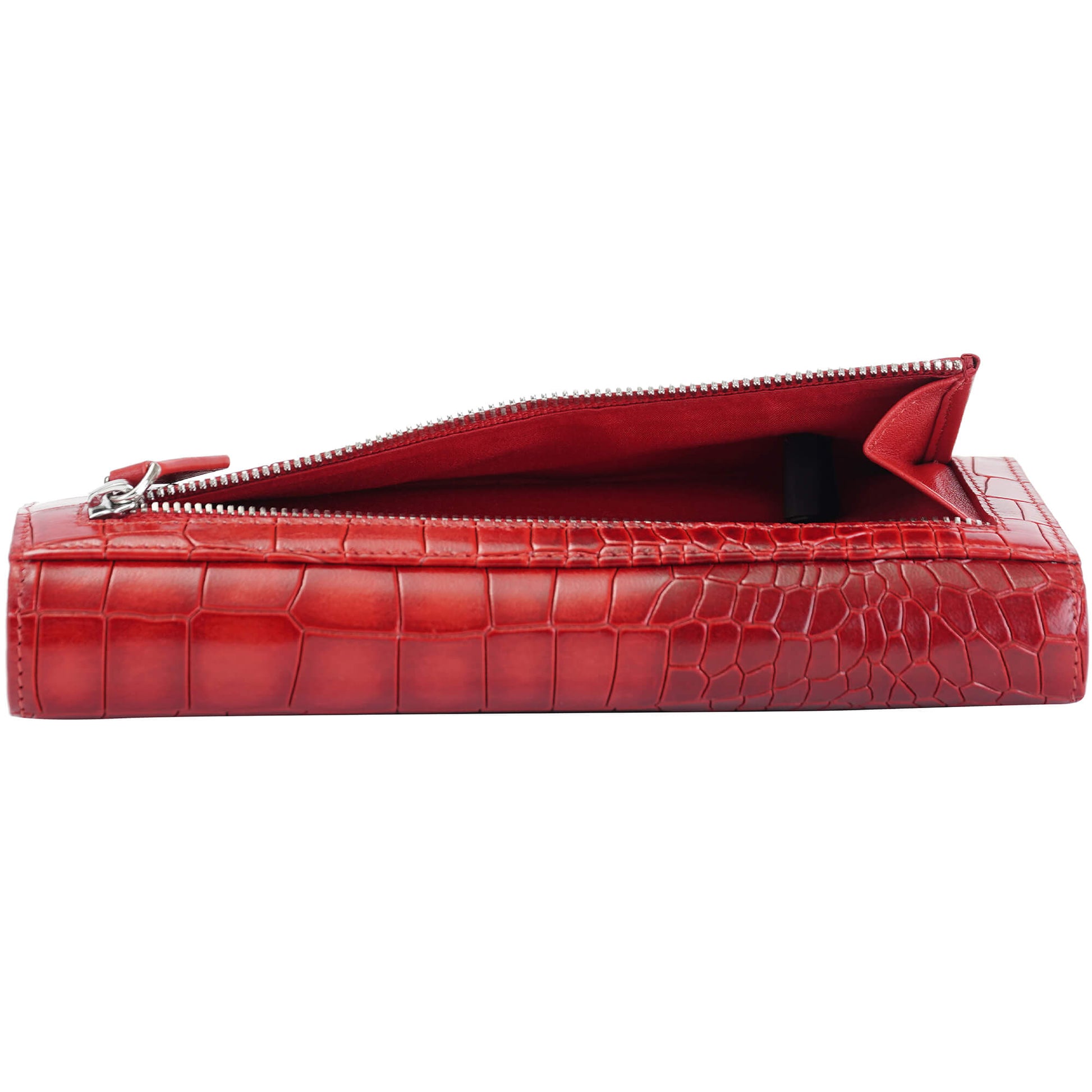 Mancini Wallets Mancini Croco2 Women’s Trifold Wallet with Enhanced RFID Security