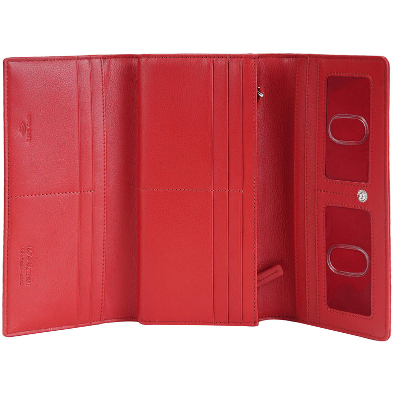 Mancini Wallets Mancini Croco2 Women’s Trifold Wallet with Enhanced RFID Security