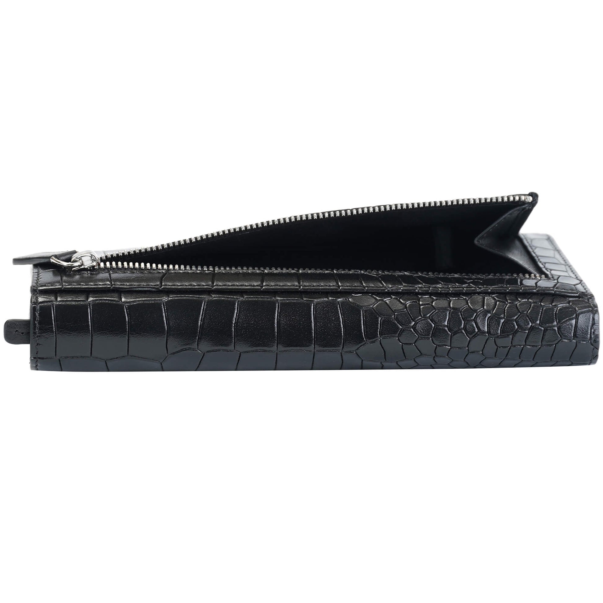 Mancini Wallets Mancini Croco2 Women’s Trifold Wallet with Enhanced RFID Security