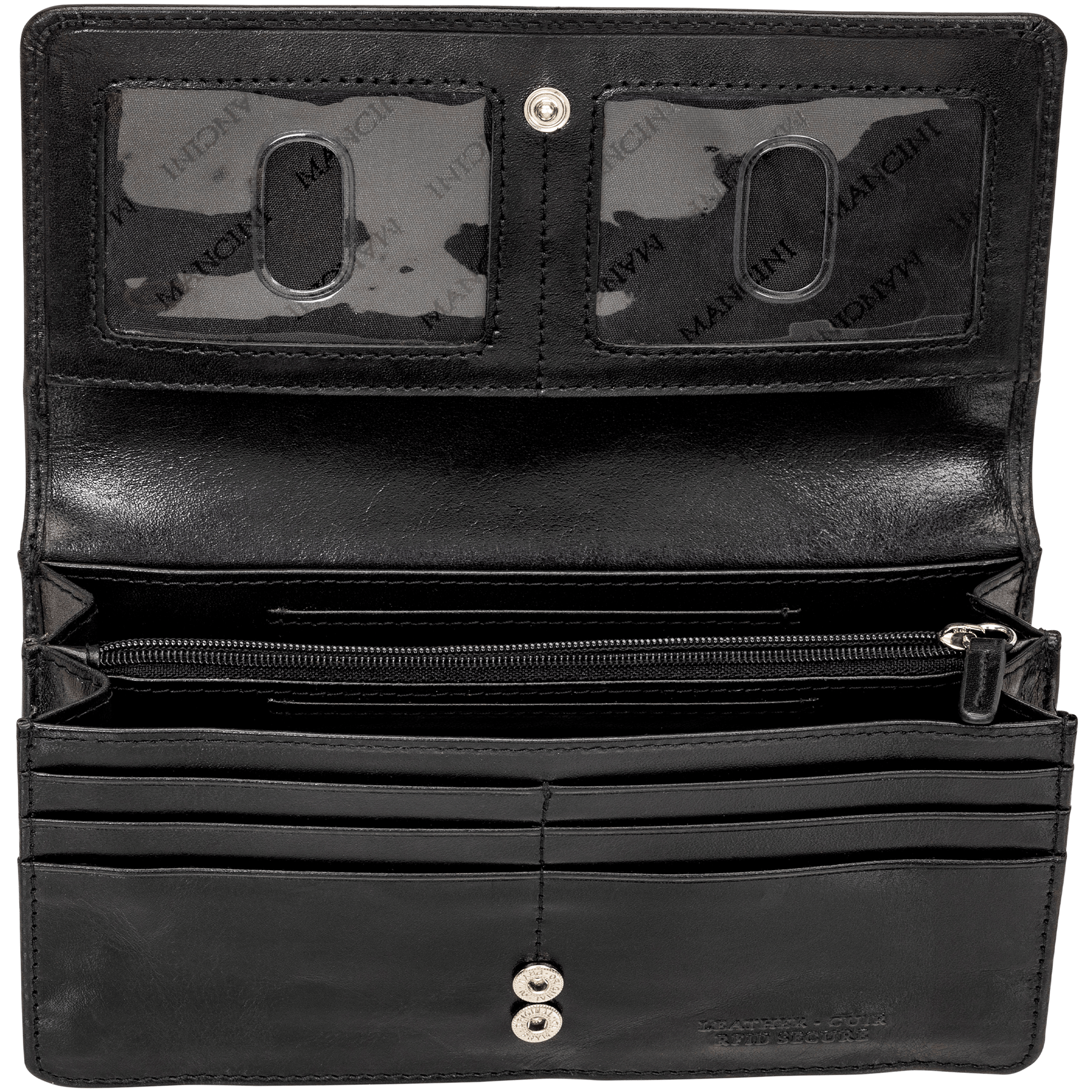 Mancini Wallets Mancini EQUESTRIAN-2 Ladies' RFID Secure Clutch Wallet