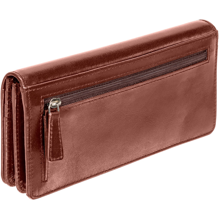 Mancini Wallets Mancini EQUESTRIAN-2 Ladies' RFID Secure Clutch Wallet