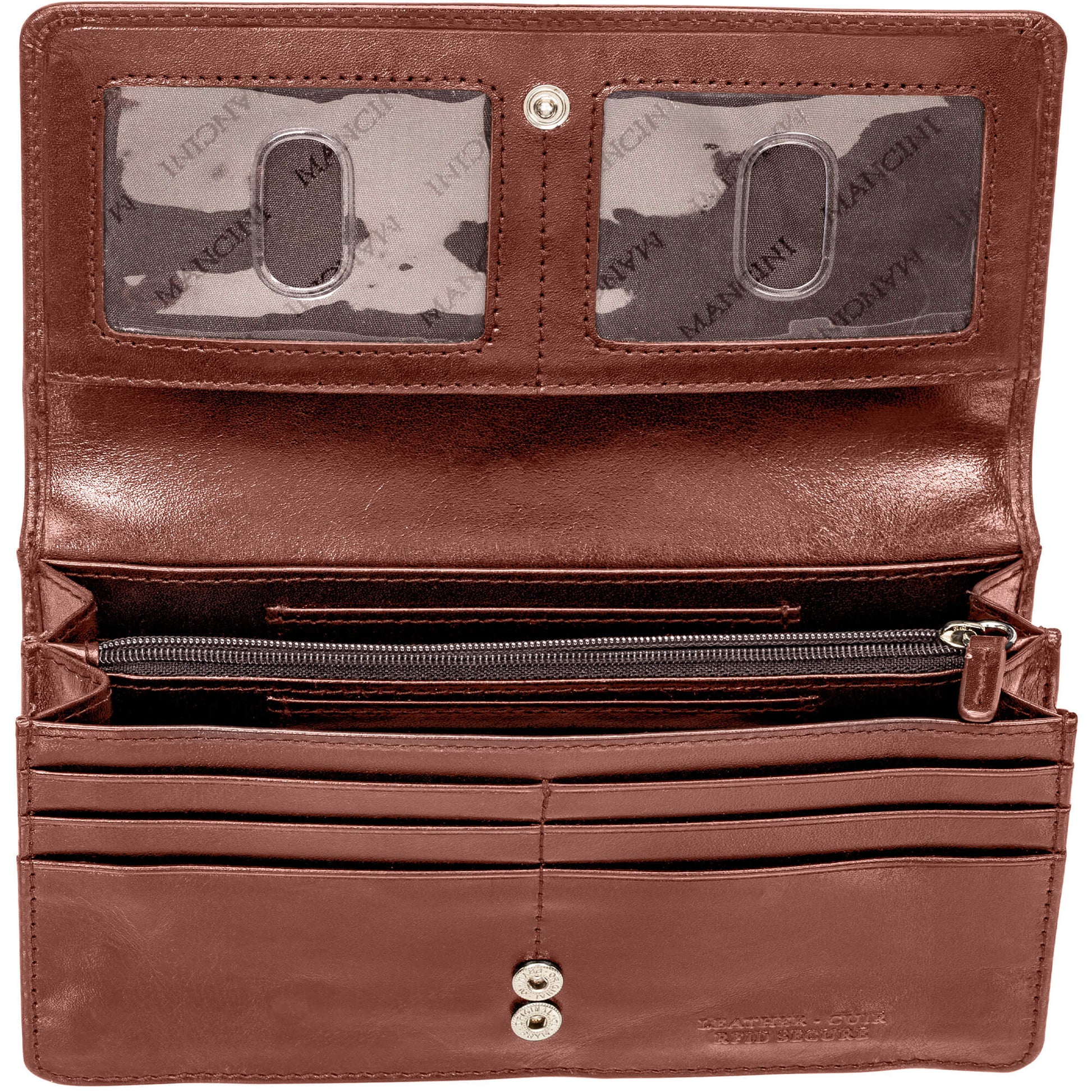 Mancini Wallets Mancini EQUESTRIAN-2 Ladies' RFID Secure Clutch Wallet