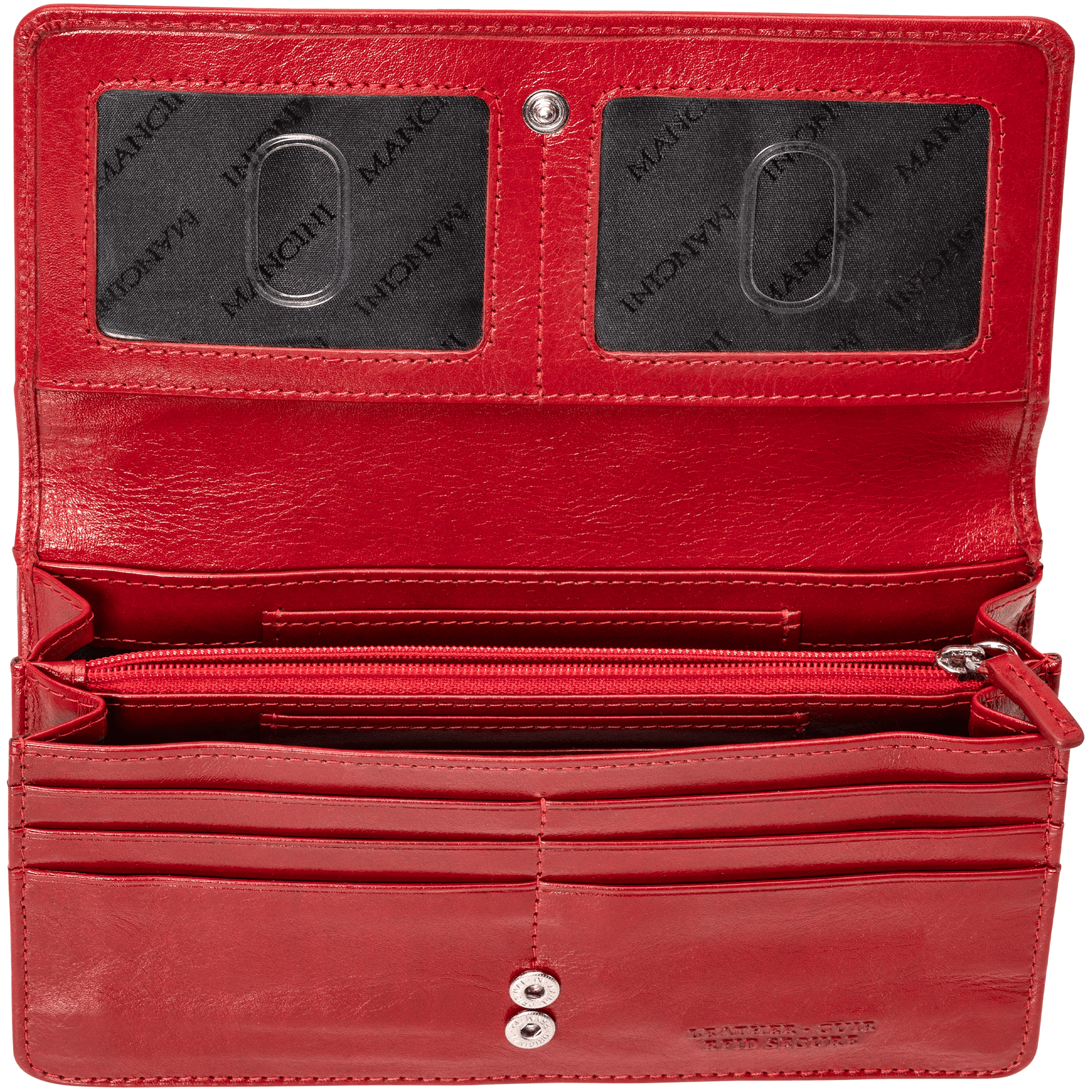 Mancini Wallets Mancini EQUESTRIAN-2 Ladies' RFID Secure Clutch Wallet