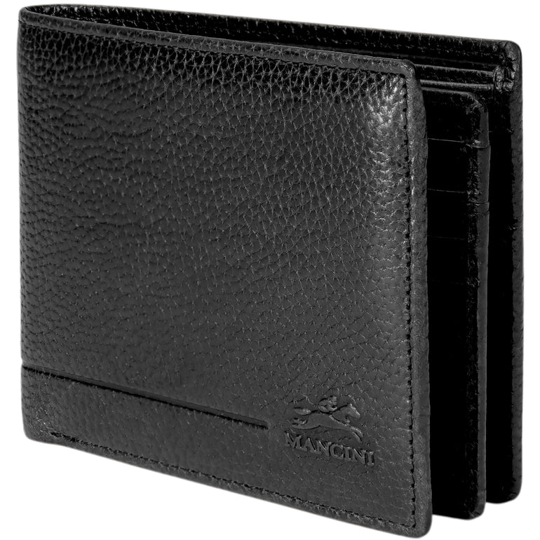 Mancini Wallets Mancini Fifth Avenue RFID Secure Center Wing Billfold