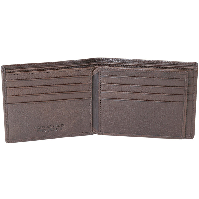 Mancini Wallets Mancini Fifth Avenue RFID Secure Center Wing Billfold