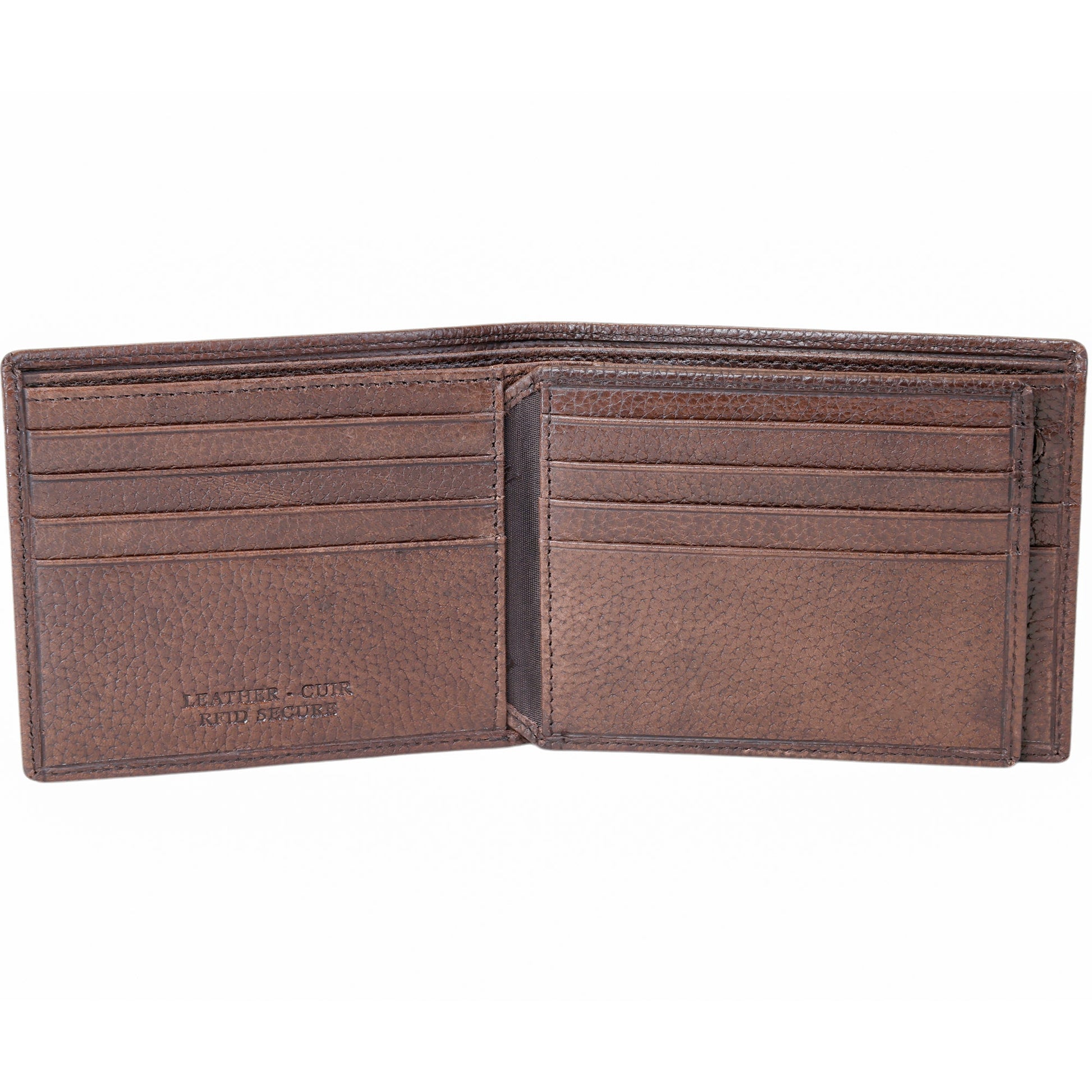 Mancini Wallets Mancini Fifth Avenue RFID Secure Center Wing Wallet with Coin Pocket