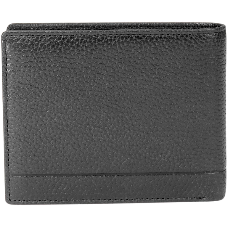 Mancini Wallets Mancini Fifth Avenue RFID Secure Center Wing Wallet with Coin Pocket