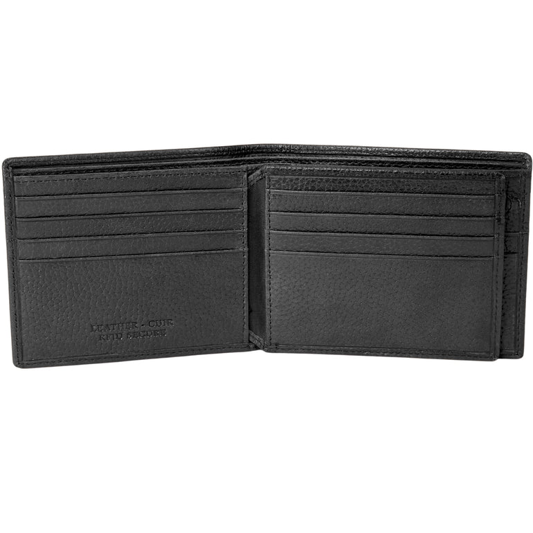 Mancini Wallets Mancini Fifth Avenue RFID Secure Center Wing Wallet with Coin Pocket