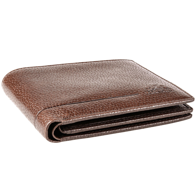 Mancini Wallets Mancini Fifth Avenue RFID Secure Center Wing Wallet with Coin Pocket