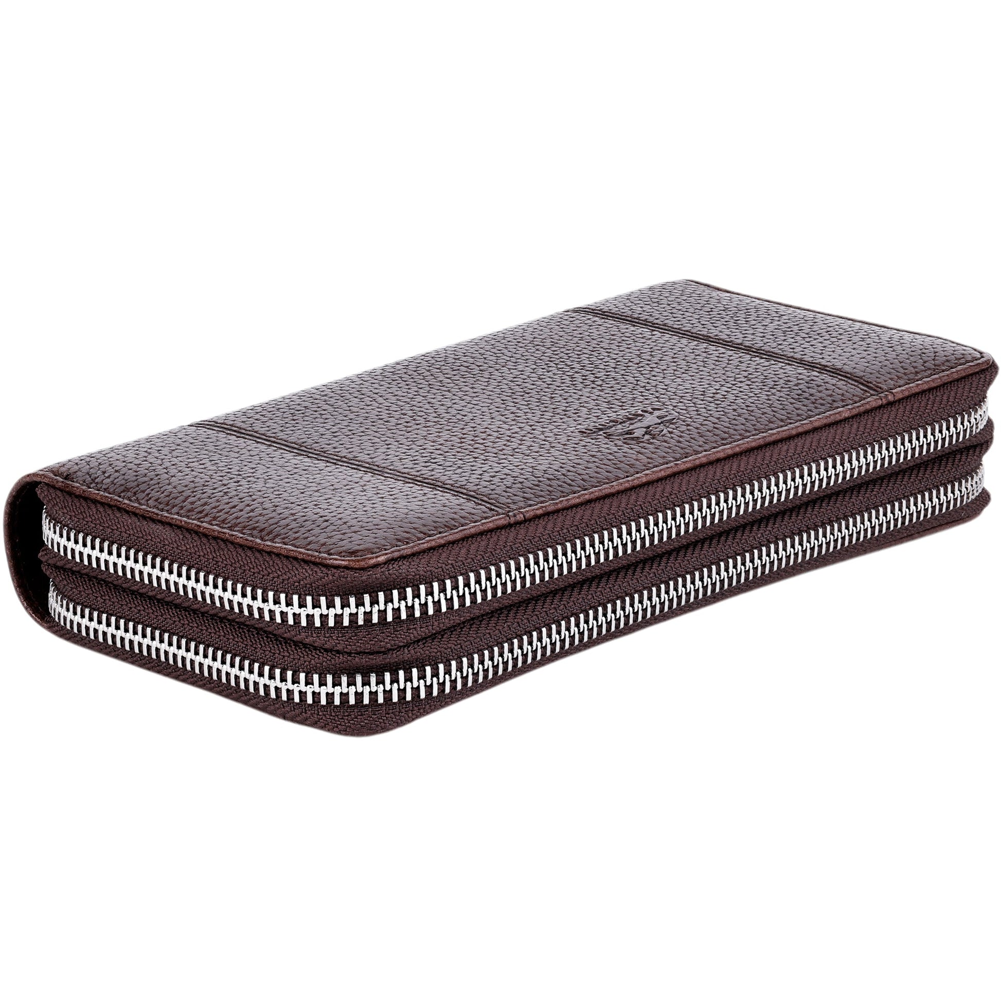 Mancini Wallets Mancini Fifth Avenue RFID Secure Double Zipper Wallet
