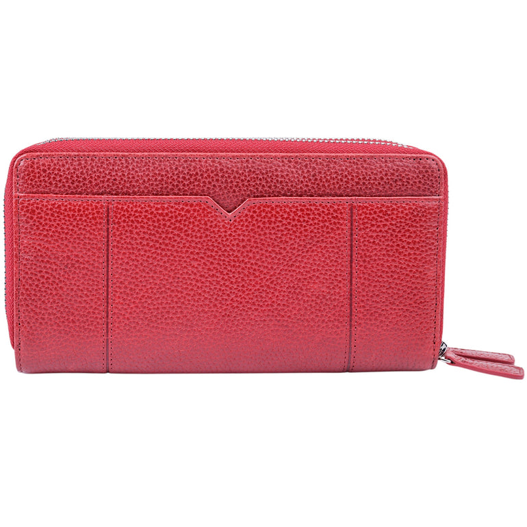 Mancini Wallets Mancini Fifth Avenue RFID Secure Double Zipper Wallet