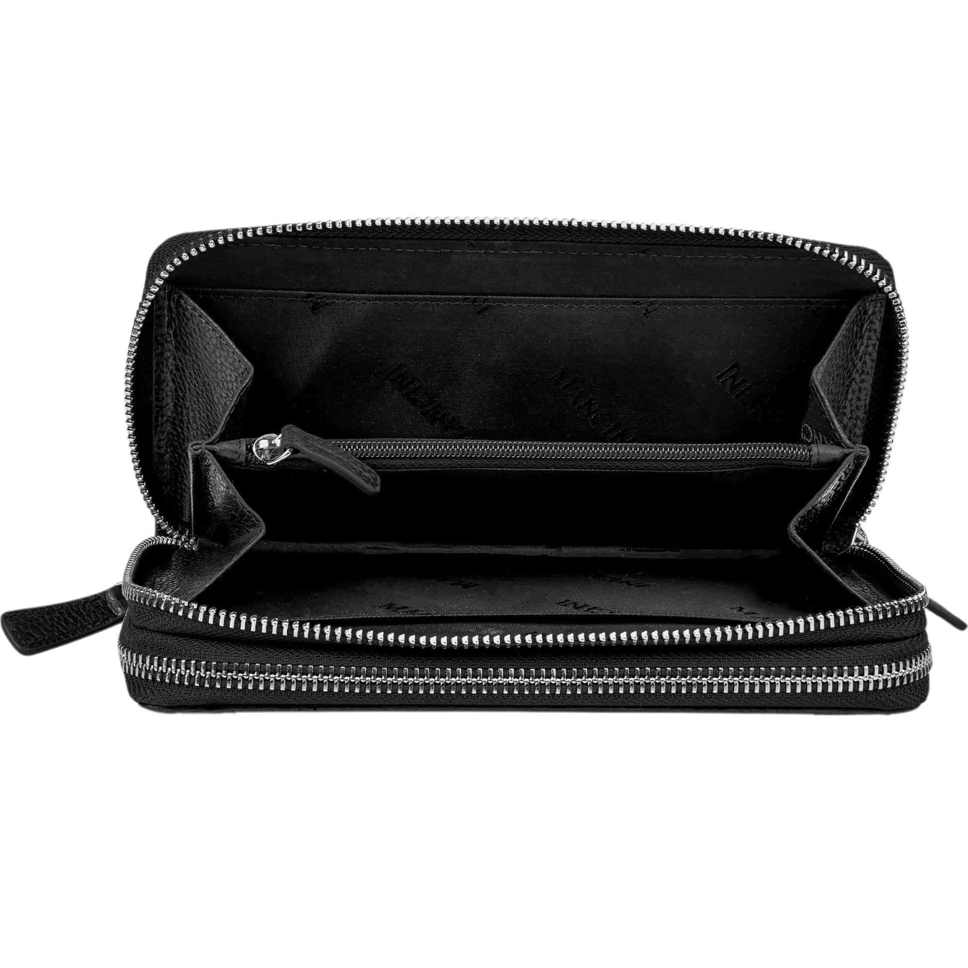 Mancini Wallets Mancini Fifth Avenue RFID Secure Double Zipper Wallet