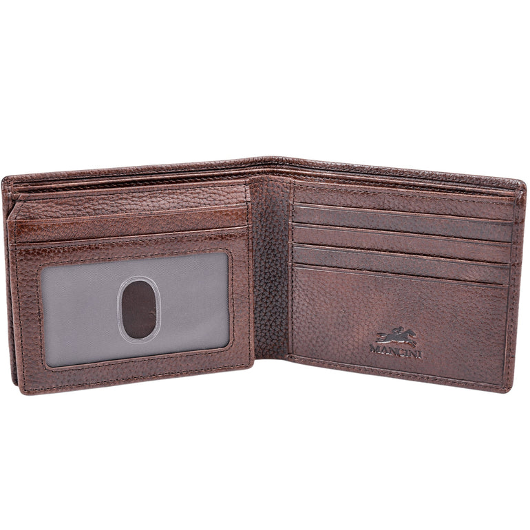 Mancini Wallets Mancini Fifth Avenue RFID Secure Left Wing Billfold
