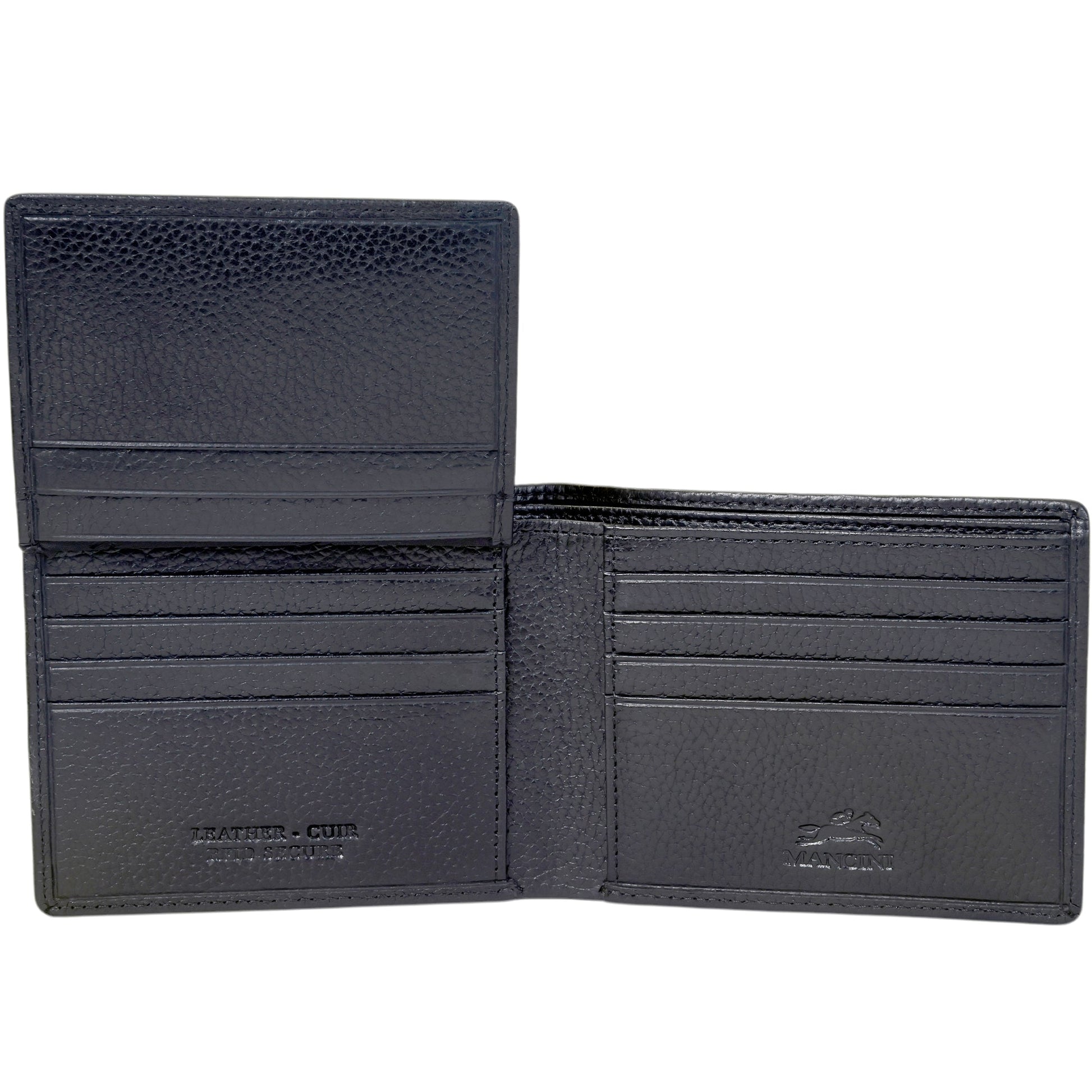 Mancini Wallets Mancini Fifth Avenue RFID Secure Left Wing Billfold