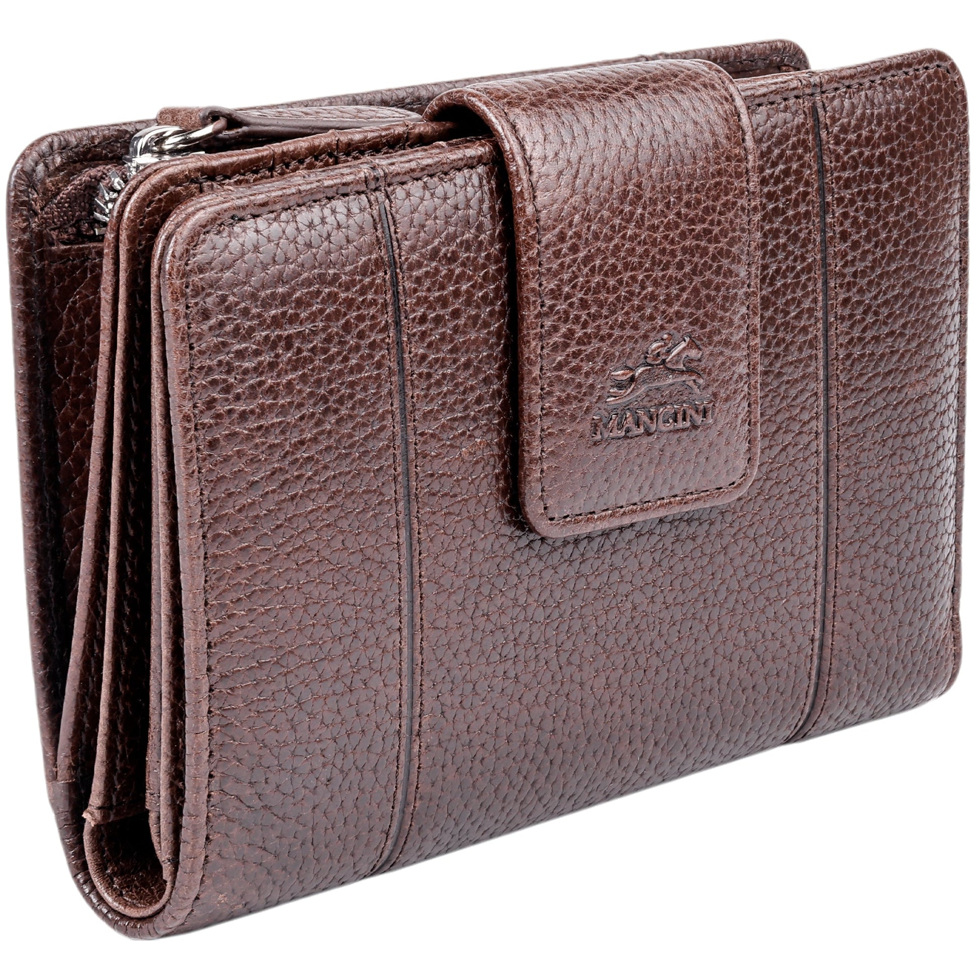 Mancini Wallets Mancini Fifth Avenue RFID Secure Medium Clutch Wallet
