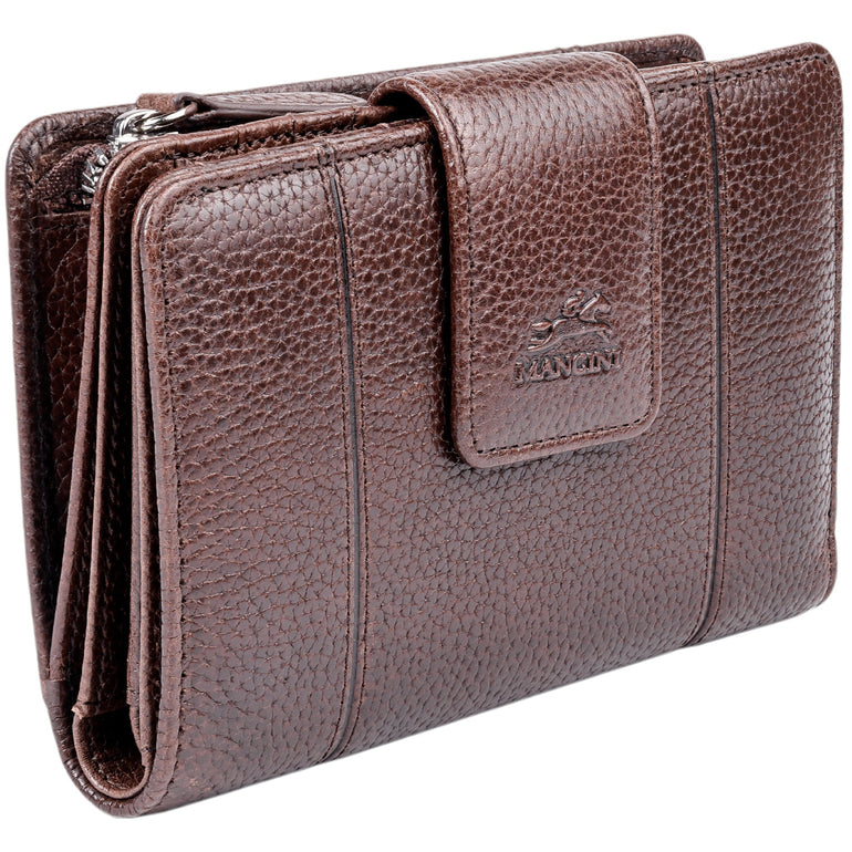 Mancini Wallets Mancini Fifth Avenue RFID Secure Medium Clutch Wallet