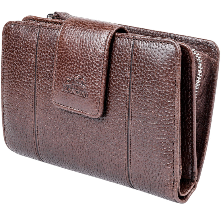 Mancini Wallets Mancini Fifth Avenue RFID Secure Medium Clutch Wallet