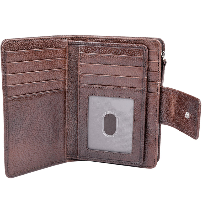 Mancini Wallets Mancini Fifth Avenue RFID Secure Medium Clutch Wallet