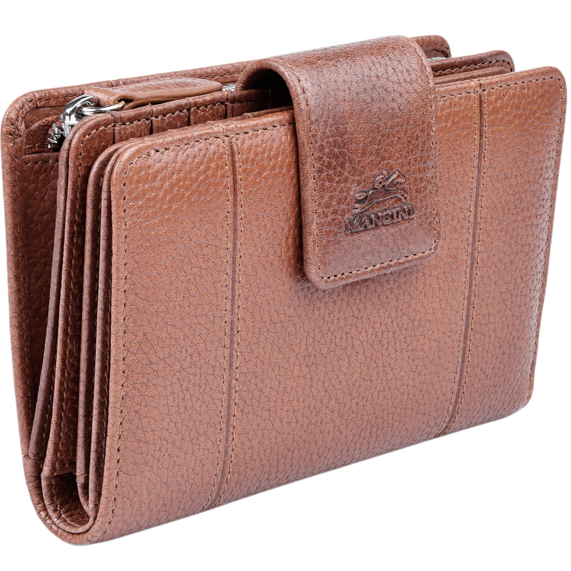 Mancini Wallets Mancini Fifth Avenue RFID Secure Medium Clutch Wallet