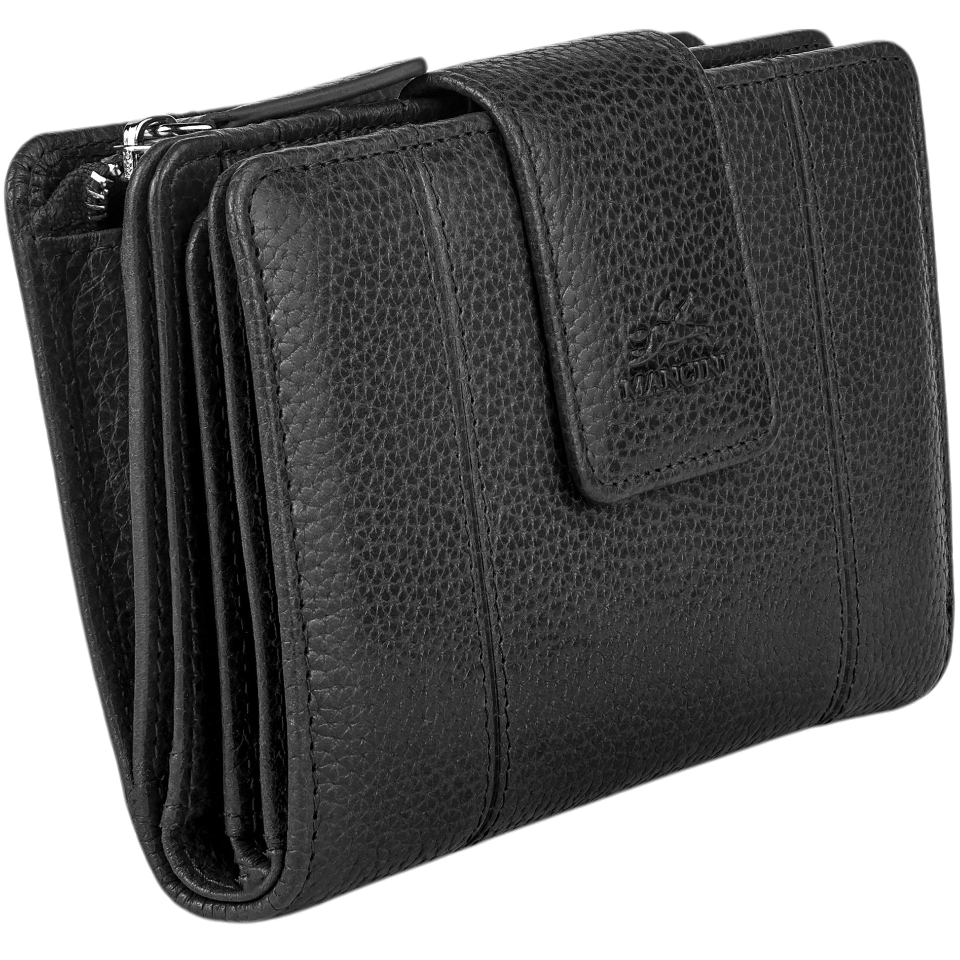 Mancini Wallets Mancini Fifth Avenue RFID Secure Medium Clutch Wallet
