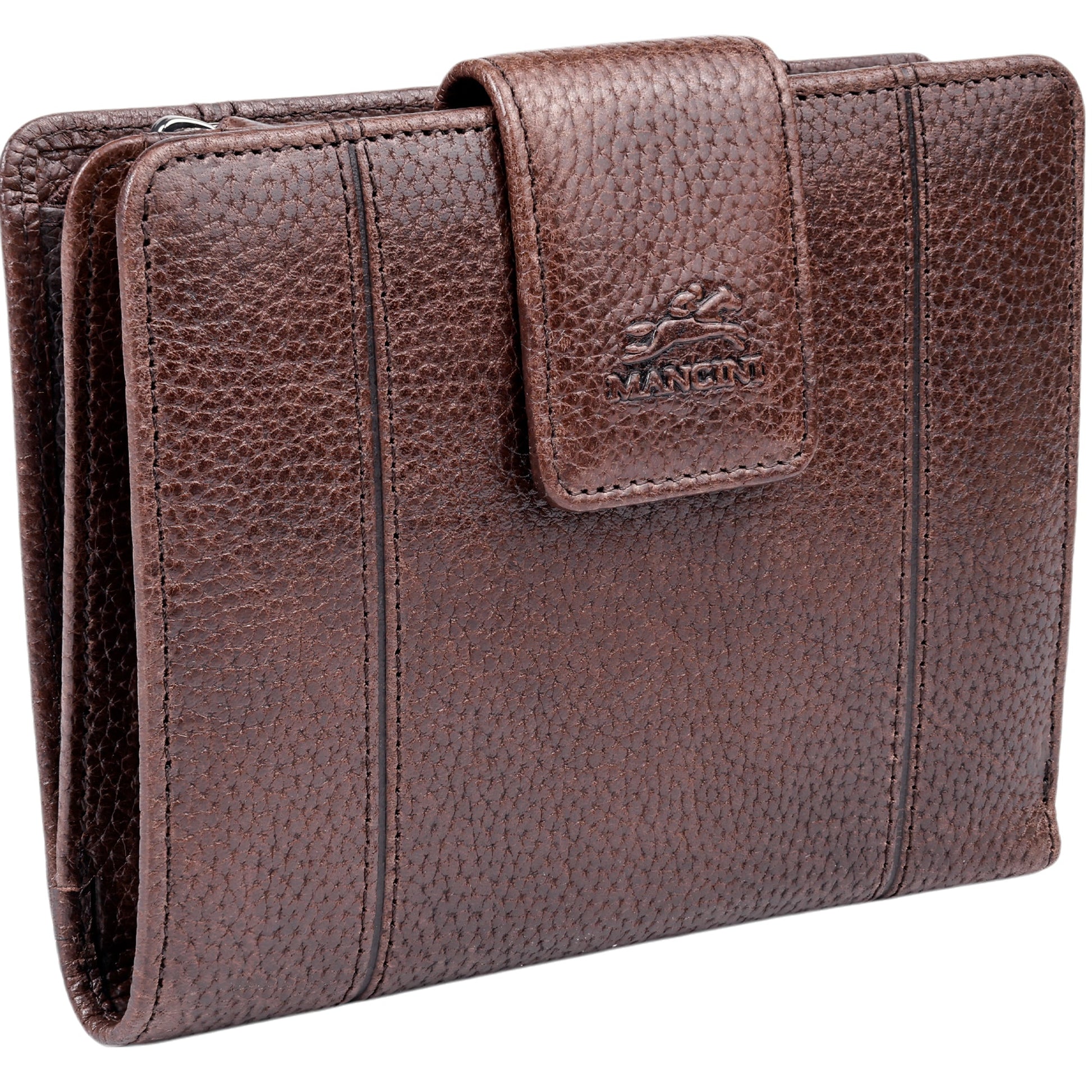Mancini Wallets Mancini Fifth Avenue RFID Secure Medium Clutch Wallet