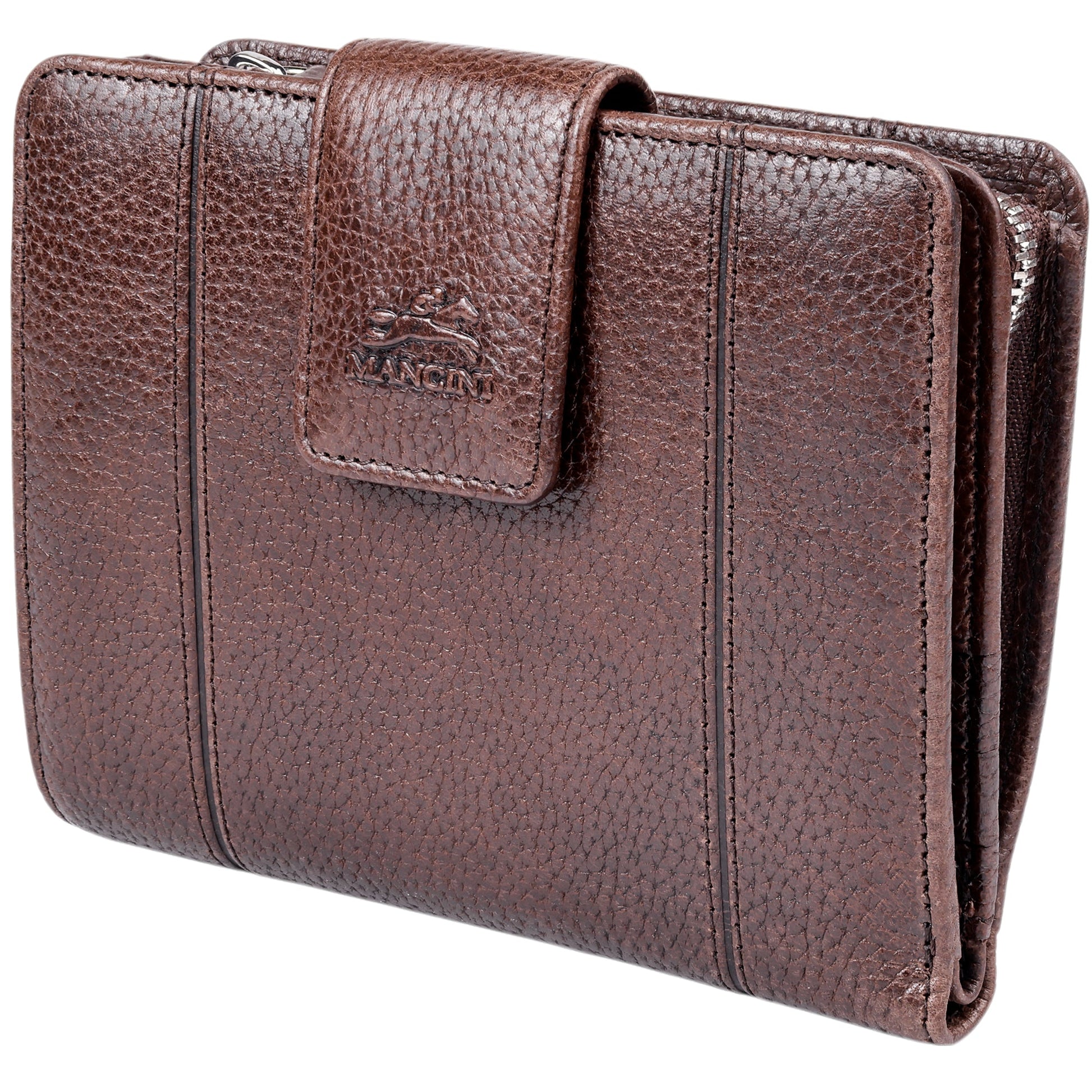 Mancini Wallets Mancini Fifth Avenue RFID Secure Medium Clutch Wallet