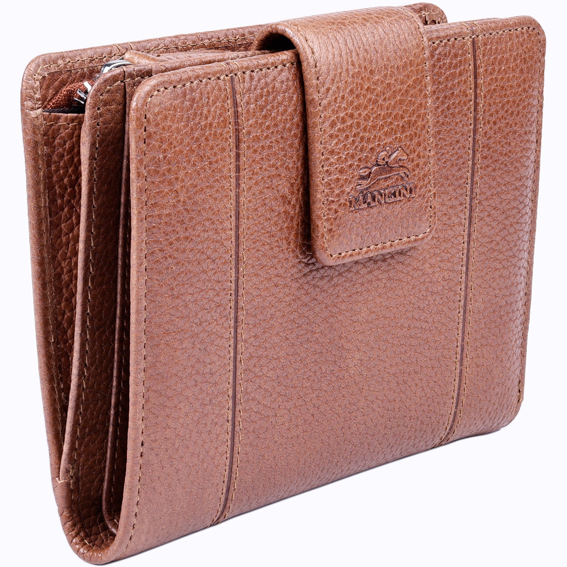 Mancini Wallets Mancini Fifth Avenue RFID Secure Medium Clutch Wallet