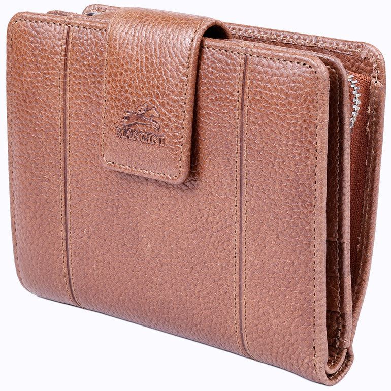Mancini Wallets Mancini Fifth Avenue RFID Secure Medium Clutch Wallet