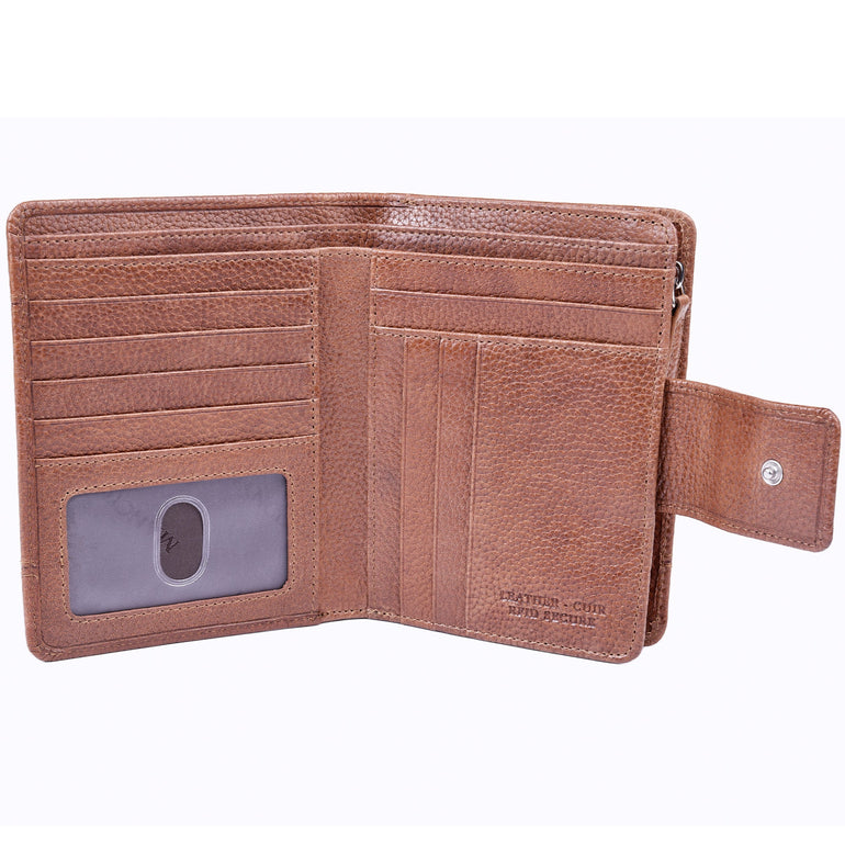 Mancini Wallets Mancini Fifth Avenue RFID Secure Medium Clutch Wallet