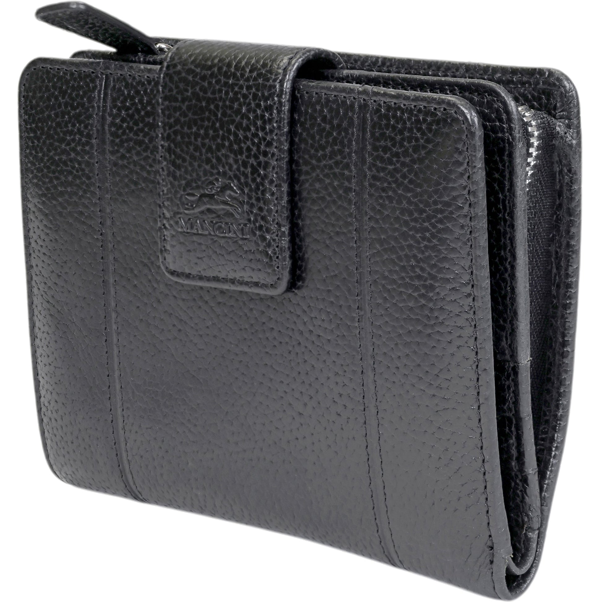 Mancini Wallets Mancini Fifth Avenue RFID Secure Medium Clutch Wallet