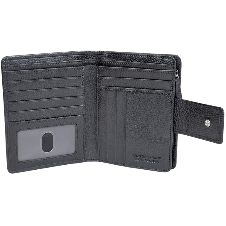 Mancini Wallets Mancini Fifth Avenue RFID Secure Medium Clutch Wallet